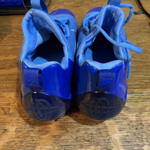 Blue Men's Metal Cleats High Top