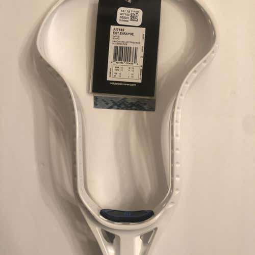 Adidas EQT Enrayge Unstrung Attack Lacrosse Head Adult Size 10 AI7192 White
