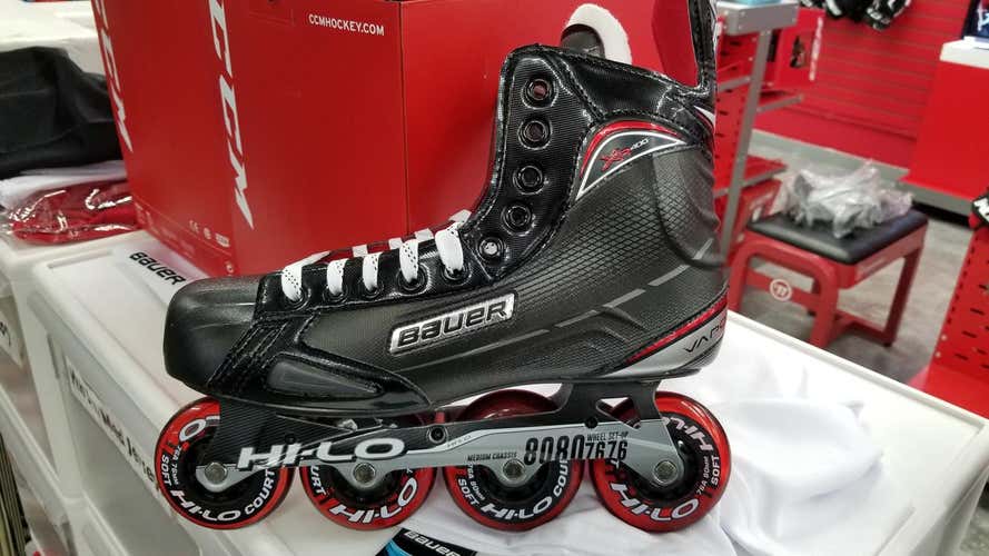 New Junior Bauer Vapor X400R Inline Skates D&R (Regular) Size 4