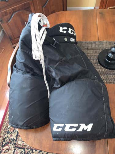 Black Senior Medium CCM Hockey Pants