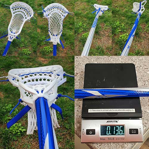 NEW COMPLETE STICK, Element Onset Lacrosse Head & Reebok 7k Carbon Fuse Shaft