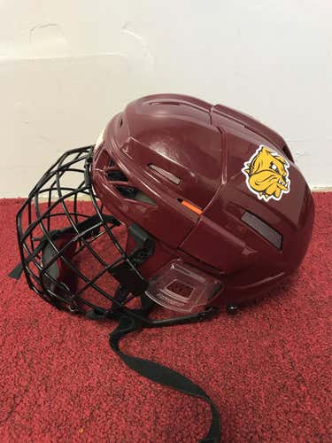 Minnesota Duluth CCM Fitlite 3DS Helmet Size Small Item#UMDH10