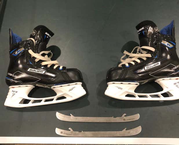 Bauer Nexus 2N Ice Hockey Skates w/ Extras *Like New*