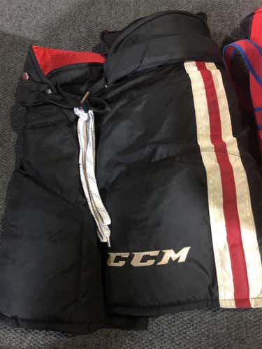 Black Senior Medium CCM HP45X Pro Stock Hockey Pants