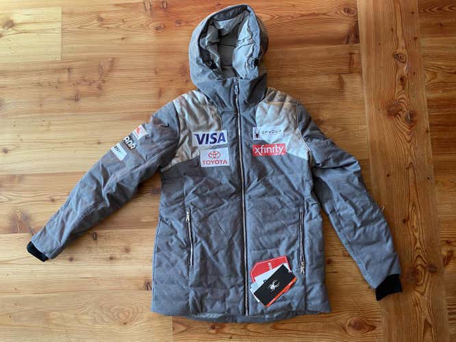 Gray New US Ski Team Adult Women's Medium Spyder Jacket