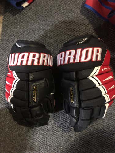 Black Used Warrior Alpha dx 13"  Gloves