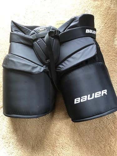 Hockey Goalie Pants Black Senior Large Bauer Supreme S27