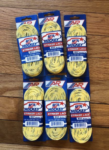 Senior Bauer RB Taper Pro P92 Right Handed Stick Blade 2 Pack and 120" Yellow Laces 6 Pack