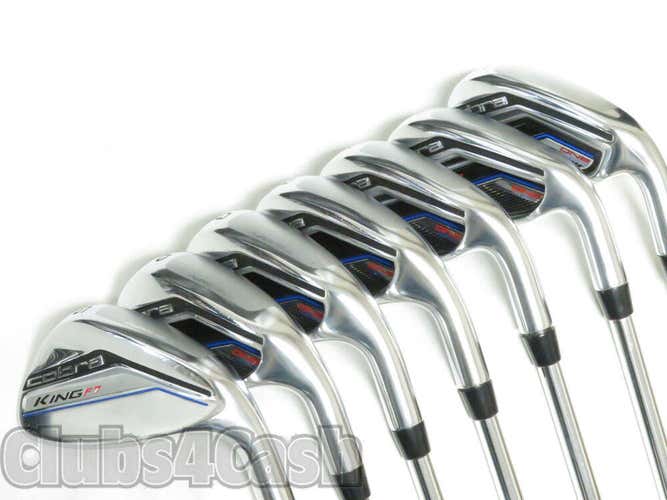 COBRA King F7 One Length Irons Regular Flex Steel 5-P+G  #39063