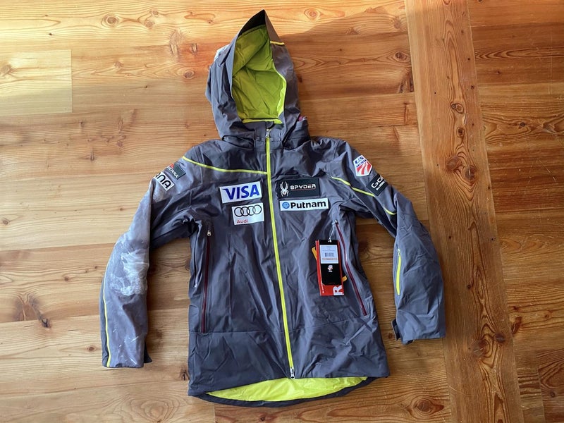 Gray New US Ski Team Adult Women's Medium Spyder Jacket