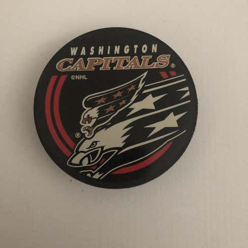 Washington Capitals Logo Puck