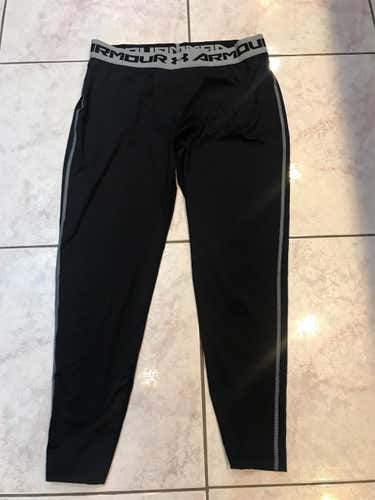 Black Adult XXL Under Armour Compression Pants Cold Weather Gear