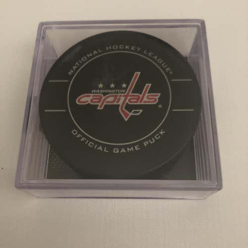 Washington Capitals Game Puck
