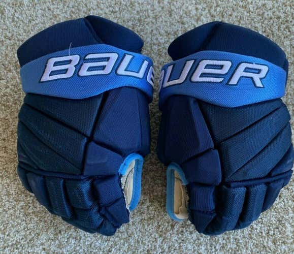 Milwaukee Jr Admirals Bauer Pro Stock 13” Gloves