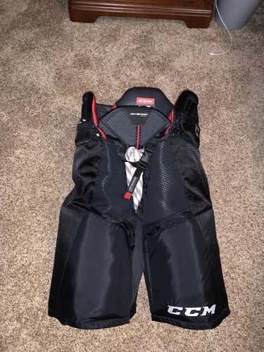 Black New Senior Large CCM JetSpeed FT1 Hockey Pants