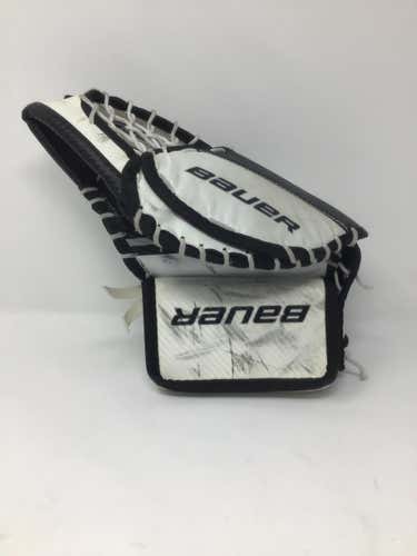 Bauer Prodigy 2.0 Ice Hockey Catching Glove - White/Black - Youth Size Left Hand - Used - Excellent