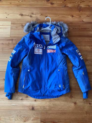Blue Used Adult Women's Medium Spyder Jacket