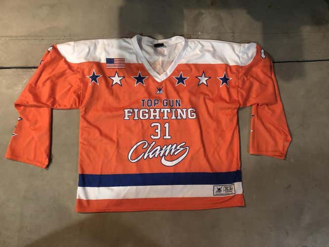 Top Gun Fighting Clams Fall Box Lacrosse Jersey