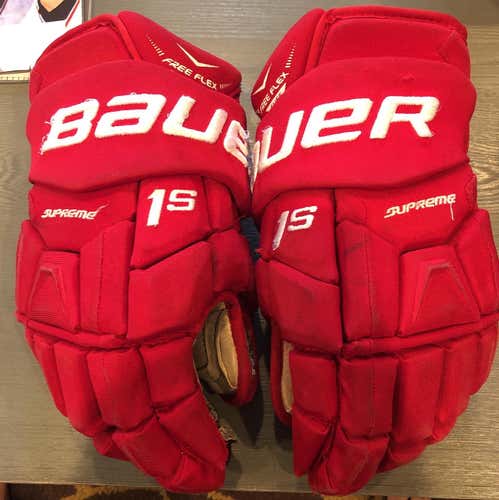 Bauer Supreme 1S 15" Hockey Gloves - Used 1 Season!