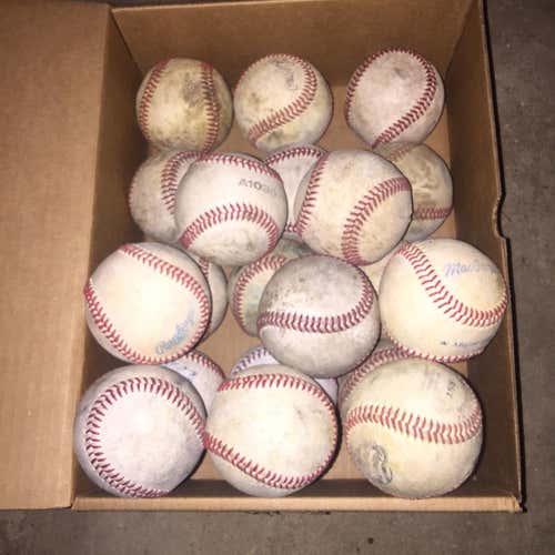 Baseballs 20 Used Baseballs