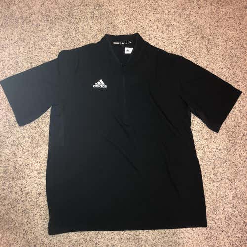 *NEW* Black Men's GolfLarge Adidas Shirt