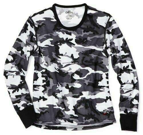 Hot Chillys Kids Boys MTF Base Layer Crewneck Top - S - Storm - New in Box!
