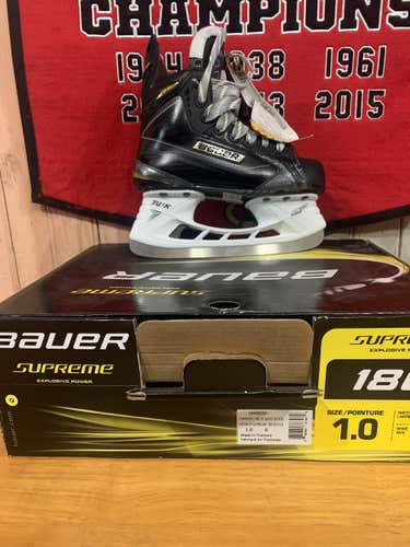 Junior New Bauer Supreme 180 Size 1