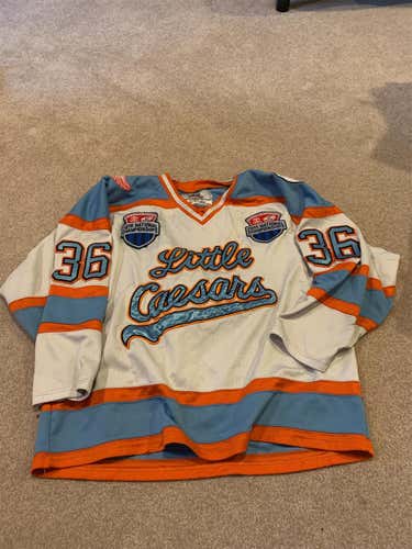 Little Caesars White Game Jersey