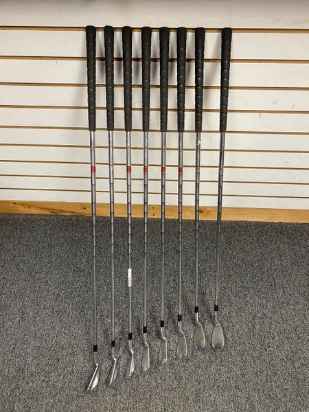 Used Left Handed Radial Iron Set Steel Shaft (8 clubs)