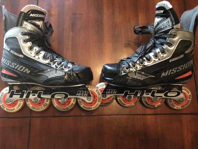 Used Junior Mission Inline Skates E&W (Wide) Size 3.5