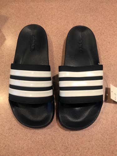 Blue New Adidas Shower Shoes / Slides.   Colorado Avalanche Stock Size 9 and 10