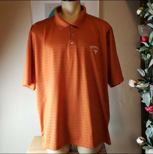 Orange Used NCAA Texas Longhorns Adult Men's XXL Shirt
