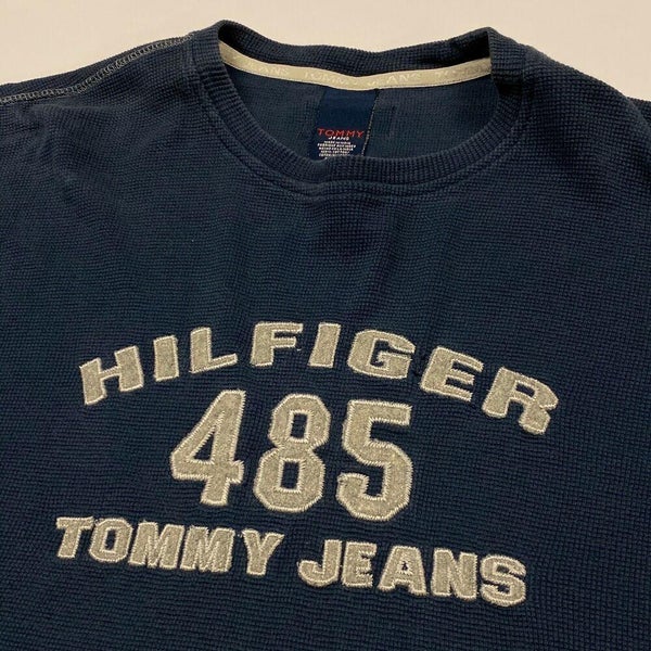 Tommy Hilfiger T Shirt Adult Medium Large Blue Tommy Jeans 485 USA