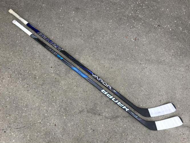 2 PACK Bauer Nexus Vapor Pro Stock Hockey Stick Left Mid Curve 5190