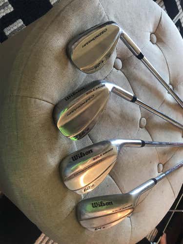 Men's Right Handed Wedge Flex Steel Shaft Wedge Set 52 56 60 64