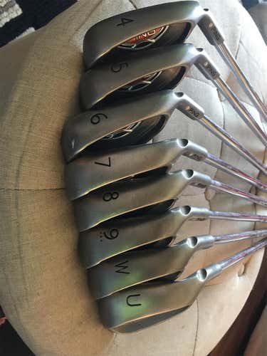Men's Right Handed G10 Stiff Flex Steel Shaft Iron Set