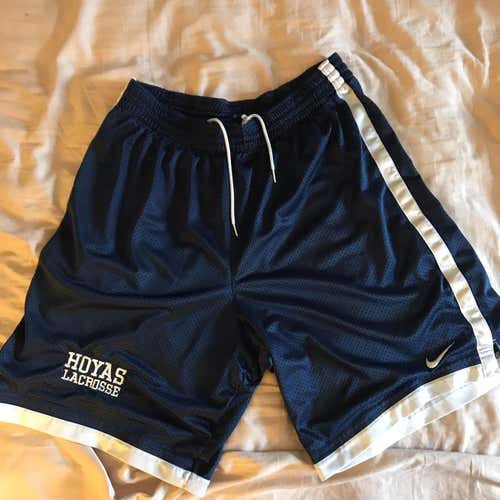 Georgetown Lacrosse Navy Blue Adult Large Nike Shorts