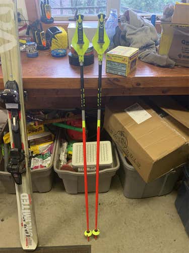 Leki Racing Poles 130cm With Pole Guards