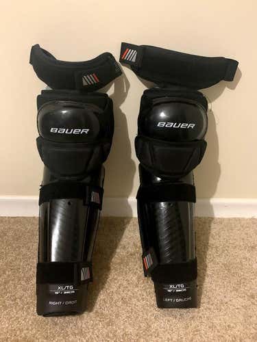 New 15" Bauer Official's Shin Guard