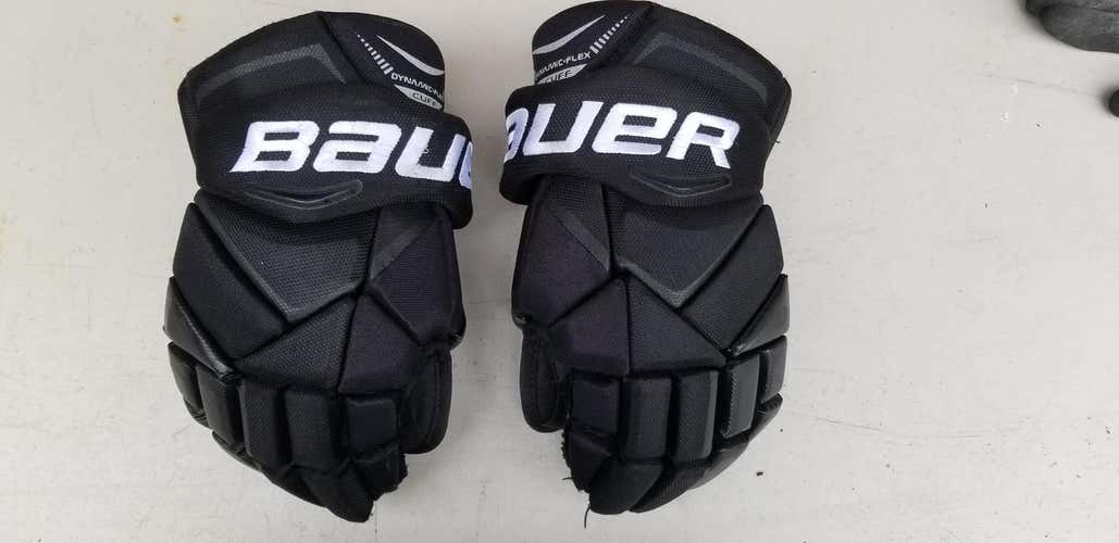 Black Used Senior Bauer Vapor X LTX Pro Series Gloves 14"