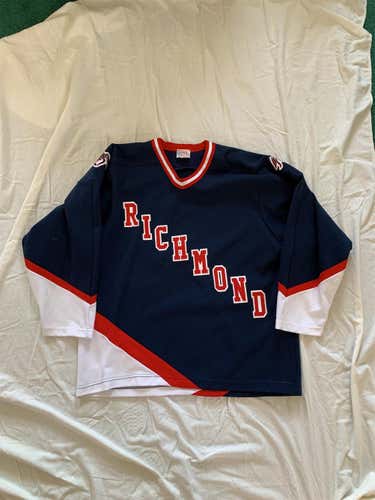 University Of Richmond Spiders Game Jersey - Blue Men's XL   Jersey