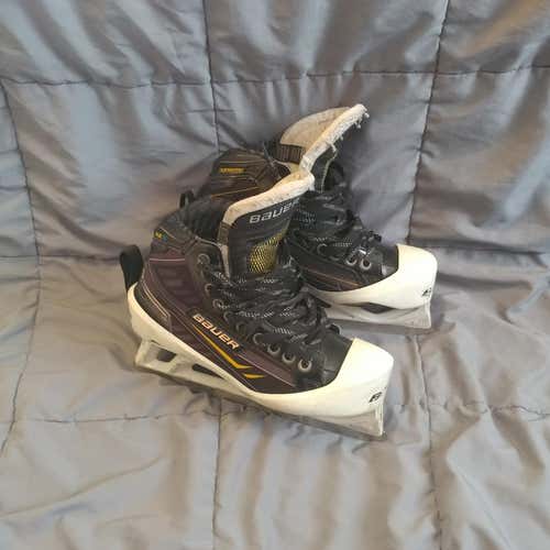 Used Senior Bauer Supreme One.9 Hockey Goalie Skates D&R (Regular) Size 6