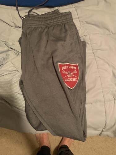 New Gray Boys Latin Lacrosse Men's XL Under Armour Pants
