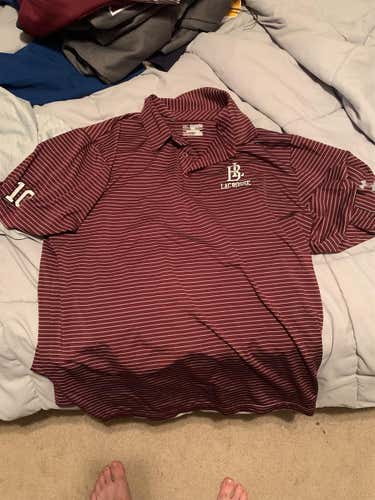 RARE Boys Latin Lacrosse Men's XXL Under Armour Shirt With #10