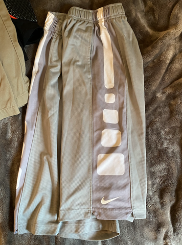 Gray Nike Elite Youth XL Shorts