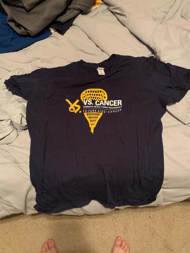 Vs Cancer Lacrosse Adult XL  Shirt