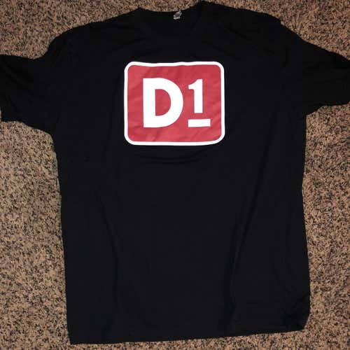 Black D1 T-shirt Next Level Apparel