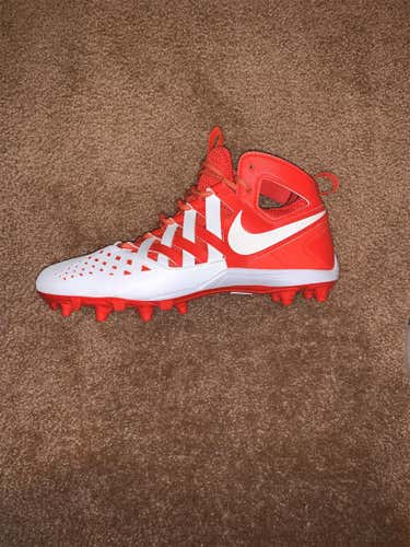 Orange and White Nike Huarache 5