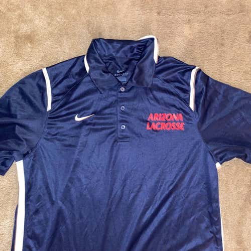 Nike ARIZONA Lacrosse Polo Shirt Sz M