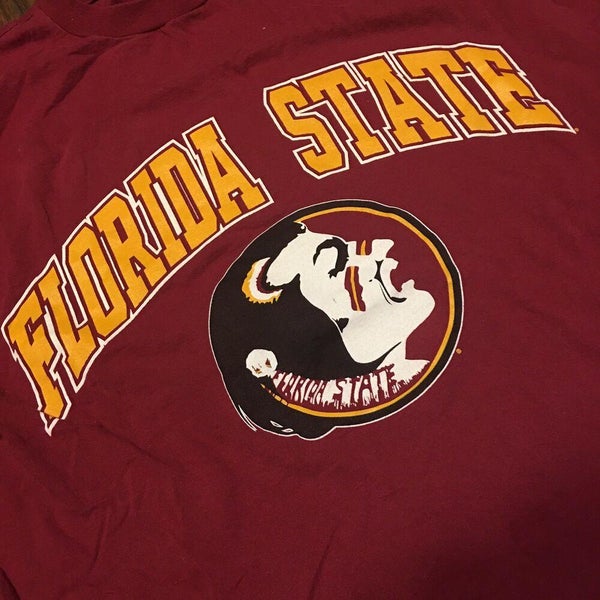  Florida State Seminoles Vintage Cursive T-Shirt : Sports &  Outdoors